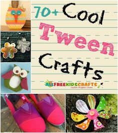 the top ten crafts for kids to make with their own handmade items, including shoes and