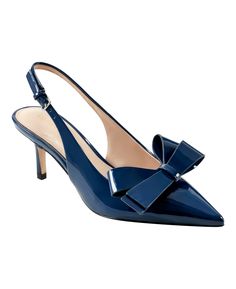 in stock Dark Blue Heels, Pattern Heels, Heels Prom, Statement Shoe, Womens Pumps, Blue Heels, Iconic Fashion, Denim Shoes, Slingbacks