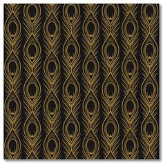 black and gold art deco wallpaper