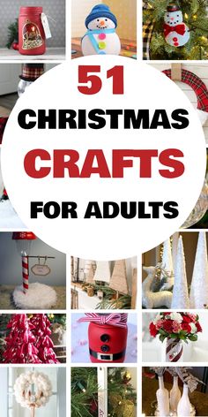 Festive Christmas craft ideas for adults, featuring a variety of handmade decorations. Crafts 2024, Creative Christmas Crafts, Unique Handmade Gifts, Group Crafts, Christmas Crafts For Adults, Crafts For Adults, Handmade Christmas Crafts, Crafts For Seniors, Crafts To Make And Sell