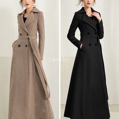 Women's Double Breasted Faux Woolen Long Trench Coat Lapel Collar Overcoat S-3XL Item description Brand Unbranded Department Women Outer Shell Material Polyester Size Type Regular Style Overcoat Type Jacket Collar Style Lapel Collar Country/Region of Manufacture China Handmade No MPN Does not apply Season Spring,fall Year Manufactured 2010-2019 Accents Button Closure Button Insulation Material Polyester Jacket/Coat Length Long Lining Material Polyester Occasion Casual Pattern Solid Theme Western Oversize Jacket, Full Length Coat, Jacket Collar, Outer Women, Parka Style, Western Vintage, Women Overcoat, Polyester Jacket, Royal Outfits