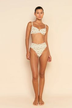 The Bowie Bottom is our best selling, high waisted cut in our exclusive Fleur print. Featuring high rise sides and cheeky back coverage. Pair with any Fleur bottom to complete your set. Floral Print Fitted Bottoms For Poolside, Poolside Floral Print Fitted Bottoms, High Waist Floral Print Bottoms For Swimming, High Waist Floral Print Bottoms For Poolside, High Cut Summer Bottoms For Poolside, High Cut Bottoms For Poolside Summer Season, High Waist Bottoms, Swim Shop, Resort Wear