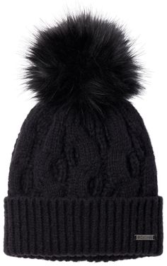 Fit and Design An earth-friendly, pom-pom-topped beanie made with recycled content and a snug, comfortable cuff that keeps you warm in cold weather Lightweight, durable knit Stylish, fluffy pom-pom Logo tag on cuff Everyday outdoor use Imported Additional Details: Machine washable Trendy Black Beanie For Cold Weather, Cheap Black Beanie For Cold Weather, Affordable Black Winter Beanie, Columbia Beanie Women, Cozy Warm Black Beanie, Beanie Black, Logo Tag, Pom Beanie, Outdoor Accessories