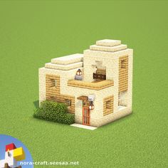 an image of a house made out of lego blocks