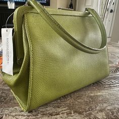 Green Vintage Style Purse (Small) New Summer Formal Green Bags, Classic Green Bag For Spring, Classic Green Bags For Spring, Elegant Green Shoulder Bag For Summer, Green Shoulder Bag For Formal Spring Occasions, Classic Formal Bags For Summer, Envelope Clutch Bag, Black Leather Clutch, Green Handbag