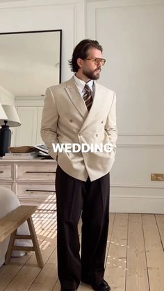 Old Money Suit, Gq Usa, Wedding Ootd, Men Fashion Photoshoot, Dapper Suits, Classy Suits, Designer Suits For Men, Fashion Boy, Mens Outfit Inspiration