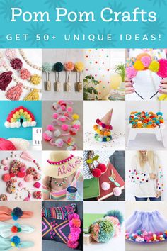 pom pom crafts for kids and adults