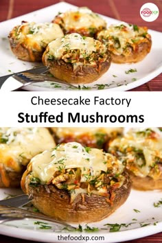 cheesecake factory stuffed mushrooms are an easy appetizer for any family to enjoy