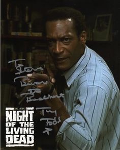 Tony Todd (Night of the Living Dead 1990)(Signed at Monster Mania 39 3/11/18) The Candyman, Queer Platonic, Writing On The Wall, Classic Horror Movies, Celebrity Portraits, Young And The Restless