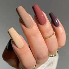 Mauve Nails, Nail Acrylic, Beige Nails, Nails Easy, Nails 2021, Acrylic Coffin