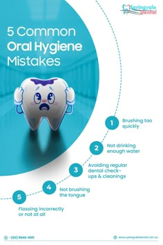 ✨Brushing Too Hard: Use gentle strokes to protect your enamel. ✨Skipping Flossing: Floss daily to remove plaque between teeth. ✨Not Replacing Toothbrush: Change your toothbrush every 3 months. ✨Brushing Immediately After Eating: Wait 30 minutes before brushing to safeguard your enamel. ✨Ignoring the Tongue: Clean your tongue to reduce bacteria and freshen breath.  Remember, a healthy smile starts with proper care! 😊  #OralHygiene #DentalCare #HealthyTeeth #SmileBright #OralHealth #DentalTips #HealthySmile #ToothCare #FreshBreath #DentalHygiene Dentist Social Media Design, Dental Aesthetics, Dental Jokes