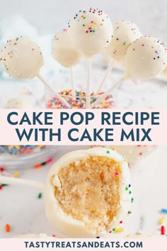 cake pop recipe with cake mix