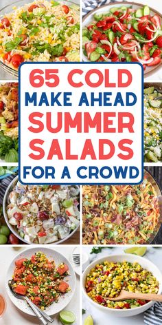 easy summer recipes for a crowd Dishes To Bring To A Bbq, Non Refrigerated Side Dishes, Grill Out Side Dishes, Easy Salad Ideas For Party, Cold Summer Sides, Barbecue Salads Side Dishes, Salad For Barbecue, Bbq Side Dishes For A Crowd Parties, Cold Lunch Sides