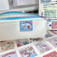 44466928124126 Cinnamoroll And Purin, Hello Kitty Pencil, Popular Cartoon Characters, Sanrio Plush, My Melody Cinnamoroll, Melody Cinnamoroll, Multipurpose Bag, Kitty Plush, Hello Kitty My Melody