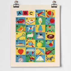 abc blocks print Childrens Alphabet, Alphabet Art Print, Abc Blocks, Alphabet Blocks, Statement Art, Alphabet For Kids, Alphabet Art, Alphabet Poster, Personalised Prints