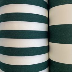 the green and white striped fabric is very thin, but it doesn't seem to be