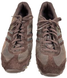 Skechers Trail Sneaker Shoes Women's Size 9 Brown/Tan Lace Up. mix of suede and leather upper. Brown Leather Sneakers, Digital Wardrobe, Clothes Outfit, Sneaker Shoes, Leather Sneakers, Womens Shoes Sneakers, Baby Shoes, Brown Leather, Leather Upper