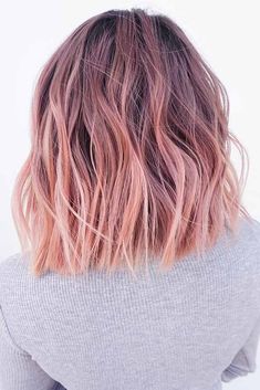 Pastel Pink Hair, Ombré Hair, Blonde Hair With Highlights, Hair Shades, Rose Pastel, Rose Gold Hair, Ombre Hair Color, Pastel Hair