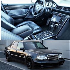 the interior and dashboard of a mercedes benz