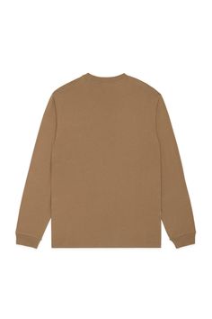 Classic Long Sleeve Pocket Tee - Teddy Fresh Casual Cotton Henley For Winter, Casual Cotton Henley For Fall, Casual Long Sleeve T-shirt With Ribbed Collar, Casual Ribbed Collar T-shirt For Fall, Casual Fall T-shirt With Ribbed Collar, Cotton Long Sleeve T-shirt With Ribbed Collar, Cotton Relaxed Fit Henley For Fall, Relaxed Fit Cotton Henley For Fall, Relaxed Fit Long Sleeve T-shirt With Ribbed Collar