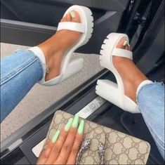 Shipping: Worldwide Express Shipping AvailableDelivery time: 7-15Days Fast ShippingReturns: Fast refund, 100% Money Back Guarantee.Brand Name: KAMUCCOrigin: Mainland ChinaUpper Material: PUToe Shape: Round ToeWith Platforms: YesPlatform Height: 0-3cmHeel Height: Super High (8cm-up)Heel Type: Square heelPump Type: BasicStyle: sweetFashion Element: PlatformSeason: SummerOutsole Material: Rubberis_handmade: YesInsole Material: PUOccasion: CasualModel Number: 424Gender: WOMENFit: Fits true to size, Sandals Simple, Ankle Tie Heels, Hak Tinggi, Woman Sandals, Heels Aesthetic, High Sandals, Loafer Shoes Women, Womens Sandals Wedges, Hype Shoes