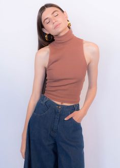 "Vintage 70s boho denim culottes. These great culottes are trending this season and are just perfect for summer style! High-waist fit. X criss-cross belt loops. Front pockets. Back western yoke detail. Wide-leg silhouette. Front button and zipper fastening. Unlined. Cut from 100% cotton. We kindly ask that you please view all measurements for comparison so you can get your desired fit. * Brand: n/a * Decade: 1970s * Fabric: 100% Cotton * Lining: Unlined * Color: Medium Dark Wash C O N D I T I O Vintage Stretch Jeans For Summer, Chic Brown Spring Jeans, Trendy Brown Jeans For Summer, Trendy Brown Summer Jeans, Brown Stretch Jeans For Summer, Summer Stretch Brown Jeans, 70s Inspired Spring Jeans, 70s Inspired Wide Leg Summer Bottoms, 1970s Fabric