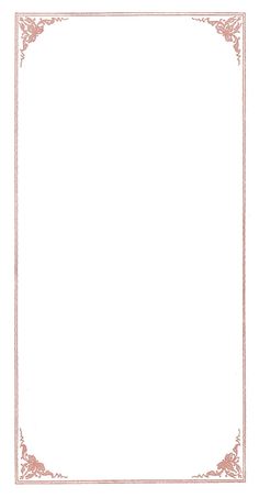 a blank paper with an ornate border in pink and gold on the bottom, along with a white background