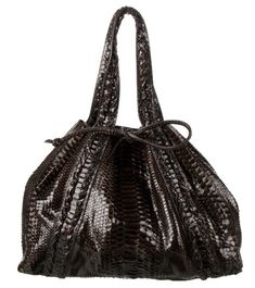 NANCY GONZALEZ BROWN PYTHON SNAKESKIN LARGE SHOULDER BAG. This stunning large brown python snake skin shoulder bag features goldtone hardware, suede lining and snap closure at top. Preowned in very good condition. Buy for a fraction of the retail price. Free shipping. 16” width 12” height 7” depth 8” shoulder strap drop Python Snake, Nancy Gonzalez, Large Shoulder Bags, Python, Snake Skin, Snap Closure, Bags Handbags, Shoulder Strap, Shoe Accessories