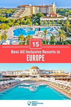 15 Best All Inclusive Resorts in Europe All Inclusive Resorts Europe, Cheap All Inclusive Resorts, Journal Ideas Pictures, Summer Travel Aesthetic, Summer Travel Outfits