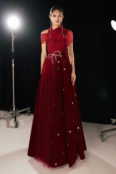 Duarte Fit and Flare Crossover Mesh Silk Floor Length Dress | MEAN BLVD Silk A-line Prom Evening Dress, Silk A-line Prom Dress, Silk Floor-length Evening Dress For Banquet, A-line Evening Dress With Pleated Bodice For Banquet, Banquet A-line Evening Dress With Pleated Bodice, Elegant A-line Organza Gown, Silk A-line Evening Dress With Sweep Train, Silk Evening Dress For Gala Banquet, Silk Evening Dress For Banquet And Gala