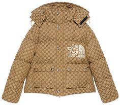 The North Face Gucci, North Face X Gucci, Puffer Jacket Style, Black Outerwear, Designer Jackets For Men, Men Parka, Mens Puffer Jacket, Mens Down Jacket, Winter Puffer Jackets