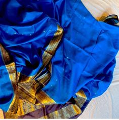 Royal Blue Bengal pure silk saree.. Blue Silk Pre-draped Saree In Traditional Style, Elegant Blue Cotton Silk Blouse Piece, Blue Silk Pre-draped Saree For Traditional Ceremonies, Elegant Blue Raw Silk Pre-draped Saree, Festive Blue Silk Pre-draped Saree, Elegant Blue Silk Pre-draped Saree, Blue Cotton Silk Pre-draped Saree With Dupatta, Blue Silk Pre-draped Saree With Dupatta, Blue Silk Pre-draped Saree For Diwali