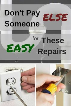 the instructions for how to fix an electrical outlet