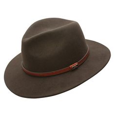 Jackeroo Crushable Wool Hat | Conner Hats Summer Hat Style, Aussie Hat, Australian Hat, Hats Fedora, Pop Back, Outback Hat, Mens Hats Fashion, Safari Hat, Mens Hats