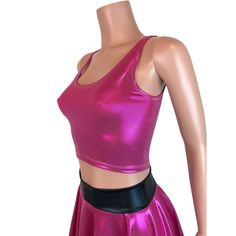 Blossom Costume, Blossom Costumes, Powerpuff Girls Blossom, Pink Skater Skirt, Best Costume Ever, Skirt And Crop Top, Pink Pencil Skirt, Puff Girl, Pink Sparkle