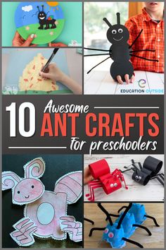 10 awesome ant crafts for preschoolers to make with paper plates and construction paper rolls