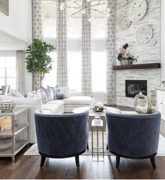 the living room is clean and ready for guests to come home with their new furniture