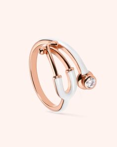 Made in 18K rose gold over brass Hand filled enamel Use our Ring Sizer to find your perfect fit Band height: 14 mm Stone size: 3 mm genuine grade AAA white CZ Stethoscope Charms, Crafts Room, Healthcare Workers, Product Listing, Enamel Ring, Fancy Jewelry, Ring Sizer, Put A Ring On It, Health Professionals