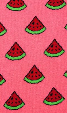 Did you know that watermelons are made up of 92% water? Yeah, that's right-these Fresh Watermelon Socks will quench your thirsts! A perfect addition to your breezy summer outfits, these Fresh Watermelon Socks are imbued with a playful splash of colour. Charmingly designed with a pink and black palette, this lively pair are a sure way to get your peers' heads turning. Let their plush combed cotton material and impeccable 200 needle stitch reward your feet with a wealth of heavenly comfort. Pair t Casual Multicolor Socks For Summer, Casual Multicolor Summer Socks, Fun Multicolor Summer Socks, Playful Pink Summer Socks, Comfortable Red Socks For Summer, Fun Pink Socks For Summer, Green Summer Socks, Playful Cotton Socks For Summer, Comfortable Pink Summer Socks