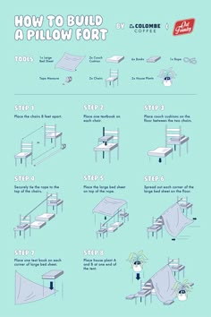 the instructions for how to build a pull - out table and chair from scratchsticks