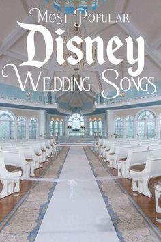 the most popular disney wedding songs