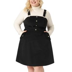 Short Dress With Boots, Plus Size Corduroy, Corduroy Pinafore, Corduroy Pinafore Dress, Overall Skirt, Plus Size Brands, Suspender Skirt, Plus Size Fits, My Dream Wardrobe