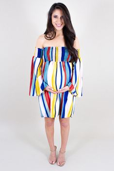 Maternity Dresses for the Cool Mom - Sexy Mama Maternity Multicolor Maternity Dresses For Spring, Summer Maternity Multicolor Dress, Rainbow Maternity Dress, Floral Dress Winter, Maternity Bodycon Dress, Floral Maternity Dresses, Mini Dres, Cool Mom, Mini Robes