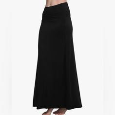 Never Worn. In Perfect Condition, Material Is Soft And Stretchy. Versatile Black Stretch Maxi Skirt, Versatile Fitted Black Maxi Skirt, Versatile Black Lined Maxi Skirt, Maxi Skirt, Coco, Womens Skirt, Skirt, Women Shopping, Color