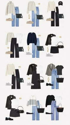 Minimal Style Outfits, Capsule Wardrobe Outfit Ideas, Fall College Outfits, Capsule Wardrobe Outfits, Casual Chic Outfits, Fashion Capsule Wardrobe, Easy Winter Outfit, Stylish Work Outfits, Foto Art