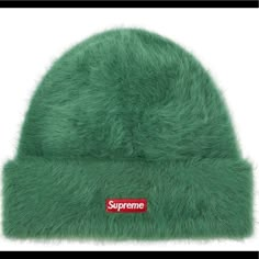 Supreme Kangol Furgora Beanie Dark Green Fw2020. Acrylic Cuffed Beanie With Embroidered Logo On Front And Embroidered Logo Patch On Back. Made Exclusively For Supreme. Condition Is "New With Tags". Shipped With Usps First Class. Green Ushanka Hat, Beanies Outfit, Hats With Ears, Custom Fitted Hats, Cool Beanies, Swag Hats, Kangol Hats, Corduroy Bucket Hat, Supreme Accessories