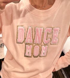 Dance Mom Embroidered Shirt Sweatshirt Mom Essentials, Dance Mom, Mama Shirts, Cheer Mom, Mama Shirt, T Shirt Ideas, Dance Moms, Embroidered Shirt, Shirt Ideas