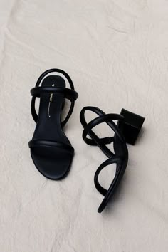 "INTENTIONALLY __________." KIMI SANDAL - BLACK LEATHER Kasut Pengantin, Pretty Sandals, Dr Shoes, Fancy Shoes, Girly Shoes, Aesthetic Shoes, Elegant Shoes, Suede Sandals, Tan Suede