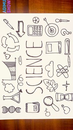 Science cover page design ideas Drawing Ideas For Science, Science Note Book Cover Ideas, Science Assignment Decoration Ideas, Project Cover Page Science, Coverpage Ideas Science, Science Folder Design Ideas, Science Title Ideas, Science Projects Cover Page Ideas