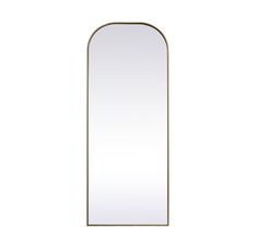 an arched mirror on a white background